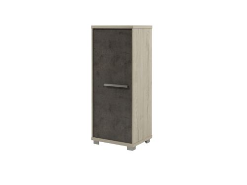 Стеллаж с 4 полками Vestar Z-31-11 628x500x1538 (Дуб Галифакс белый/Бетон Чикаго)