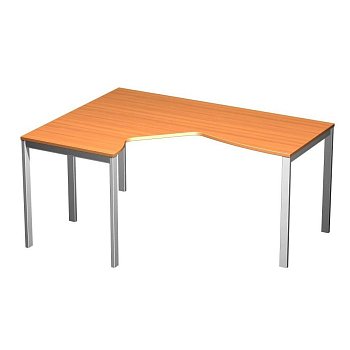 Стол эргономичный левый на металлокаркасе МП Формула ФР 138 1600x1180x750
