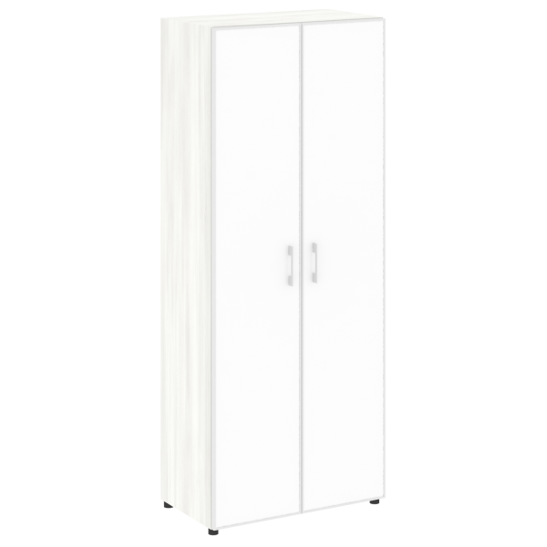 Шкаф для документов со стеклом белым LT.ST-1.10 R White (Снежная Патина)