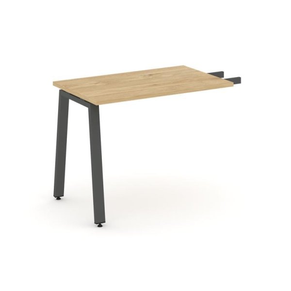 Брифинг-приставка SN-6A.BR-004 (1180х600х750) (Тиквуд Светлый/Металл Антрацит)