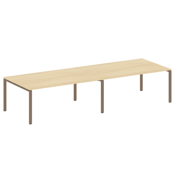 Переговорный стол 2 столешницы Metal System Style БП.ПРГ-2.5 3600x1235x750