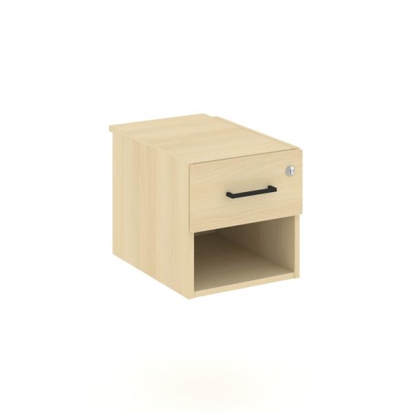 Тумба с 1 открытой нишей и 1 ящиком SN.TP-041 (343х453х356) (Акация Лорка)