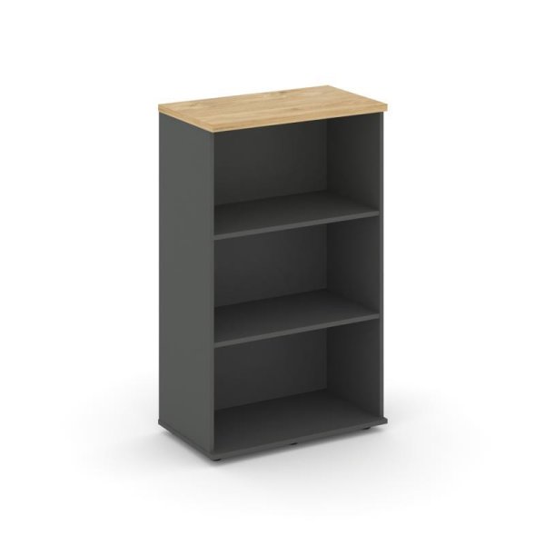 Тумба опорная/приставная SN.TOP-051 (600х400х1150) (Антрацит/Тиквуд Светлый)
