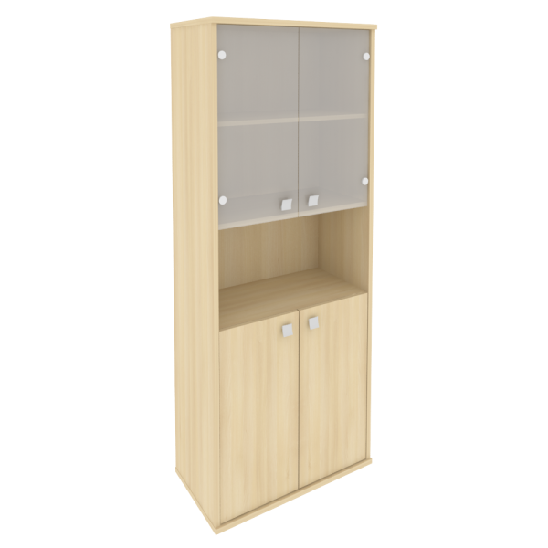 Шкаф высокий широкий Style Л.СТ-1.4 778x410x1980 (Акация Лорка)