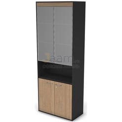 Мебель для персонала Офисный шкаф комбинированный с полками с замком 122Н0041.0012.0013.0025