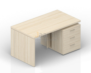 Кабинет руководителя Стол на опорной тумбе правый NR160T3D