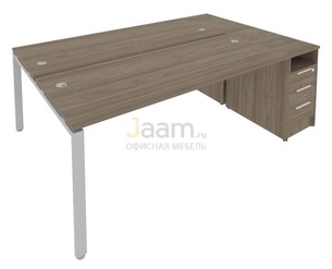 Мебель для персонала Рабочая станция с опорной тумбой Б.РС-СТП-2.5