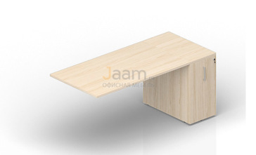 Мебель для персонала Стол с приставным шкафом Tower ETPS128T072