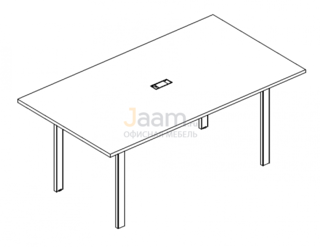 Стол для переговоров Стол для переговоров на металлокаркасе UNO Б1 121 БП