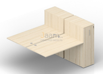 Мебель для персонала Приставной элемент (4 громмета) 2TPG148T112