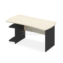 Мебель для персонала Стол рабочий левый ПК-СТС-СТ160х80ЛПЛ2/Д