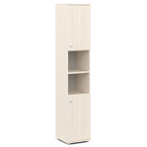 Офисный шкаф полуоткрытый Vasanta V-504 412x440x2195 (Дуб Кобург)