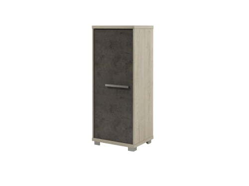 Гардероб Vestar Z-31-01 628x500x1538 (Дуб Галифакс белый/Бетон Чикаго)