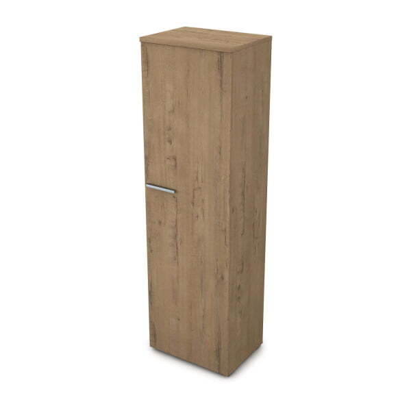 9Ш.014.1 Шкаф для одежды узкий (600x450x2045) (Teakwood)