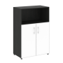 Шкаф для документов со стеклом белым LT.ST-2.2 R white