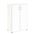 Шкаф для документов со стеклом белым LT.ST-2.4 R white