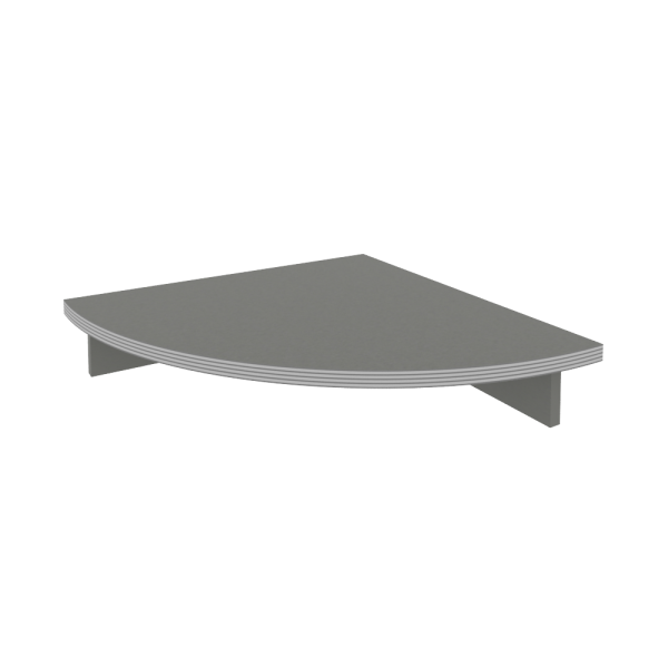 Подставка под монитор Riva А.ПМ-1 550x550x100 (Клен-Металлик)