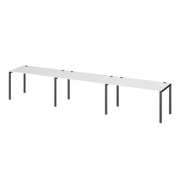 Бенч линейный на 3 рабочих места Арго-М АМБЛ-005.60-3 5400x600x760